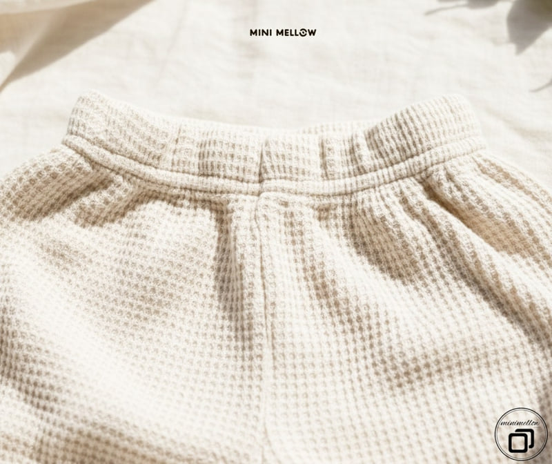 Mini Mellow - Korean Children Fashion - #childofig - Waffle Bloomer Shorts - 4