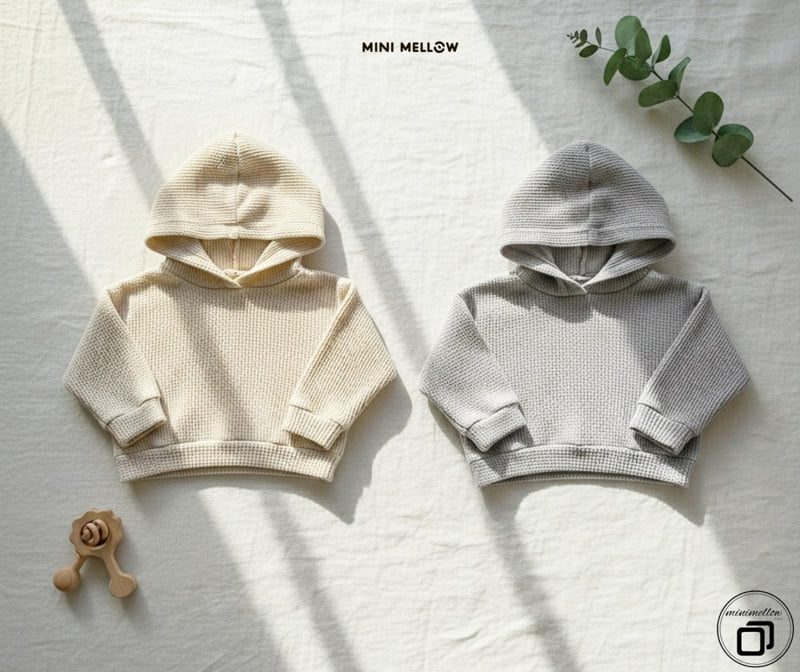 Mini Mellow - Korean Children Fashion - #childofig - Waffle Hoodie Set-Up