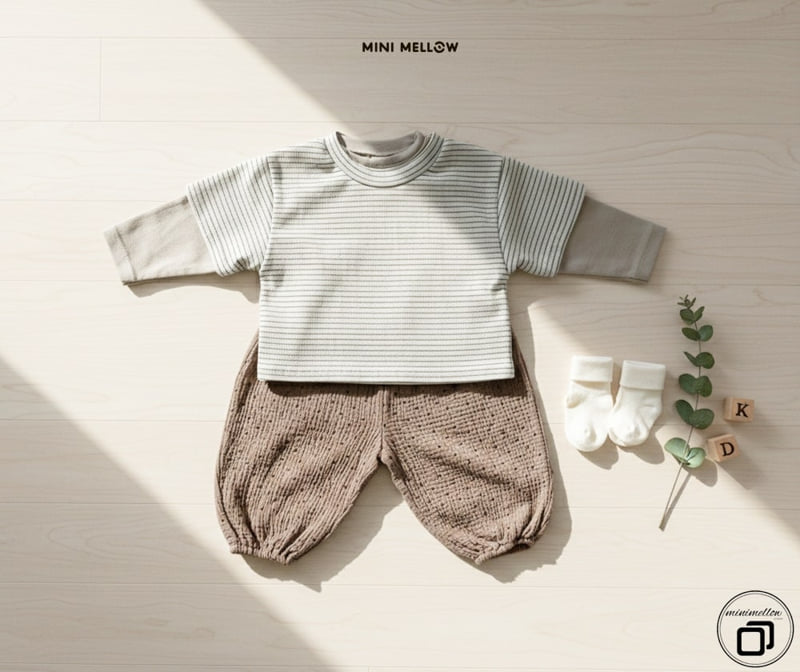 Mini Mellow - Korean Children Fashion - #childrensboutique - Mme Wide Short Sleeve Tee - 11