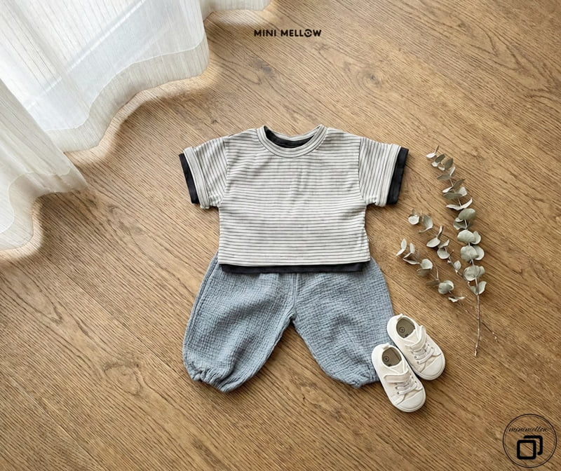 Mini Mellow - Korean Children Fashion - #designkidswear - Mme Wide Short Sleeve Tee - 12