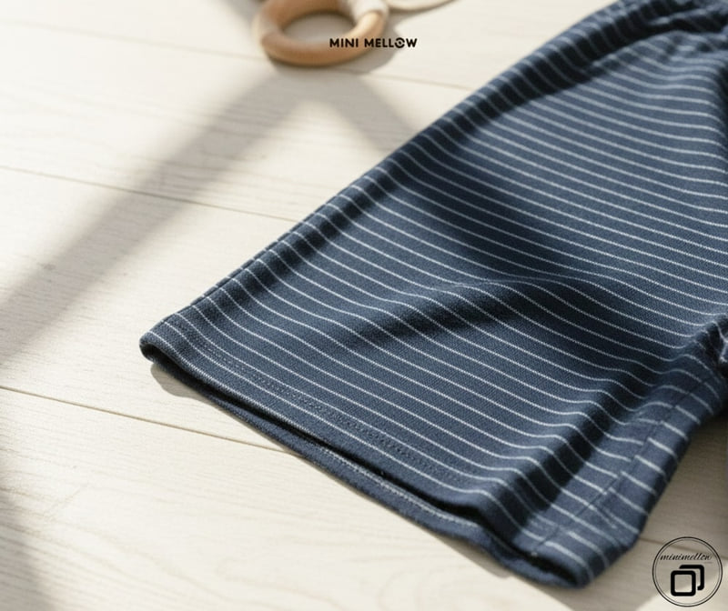 Mini Mellow - Korean Children Fashion - #designkidswear - Ribbed Stripe Wide Pants - 8