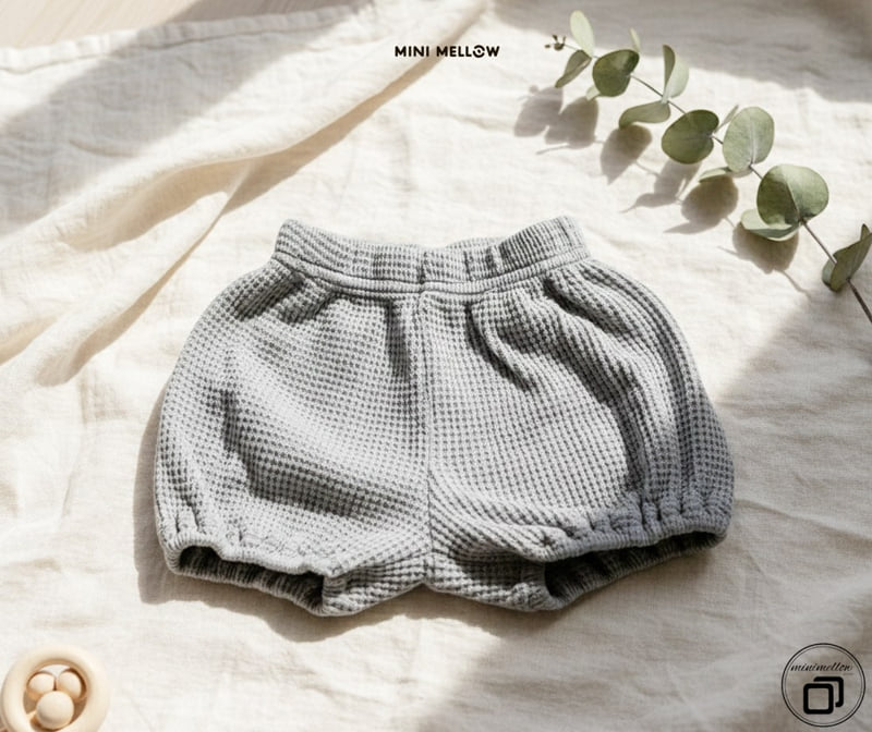 Mini Mellow - Korean Children Fashion - #designkidswear - Waffle Bloomer Shorts - 6