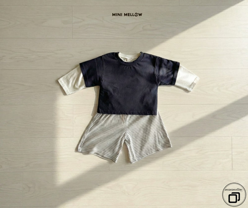 Mini Mellow - Korean Children Fashion - #fashionkids - Ribbed Stripe Wide Pants - 10