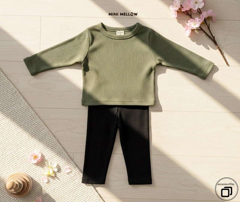 Mini Mellow - Korean Children Fashion - #kidsshorts - Mme Ribbed Leggings - 10