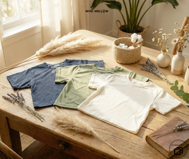 Mini Mellow - Korean Children Fashion - #kidsstore - Mme Wide Short Sleeve Tee - 2