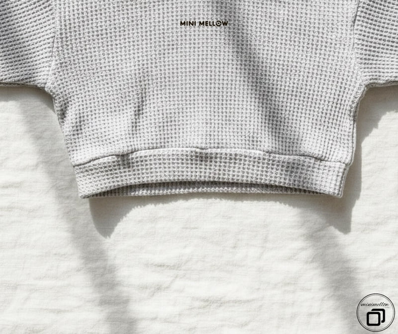 Mini Mellow - Korean Children Fashion - #kidsstore - Waffle Hoodie Set-Up - 7