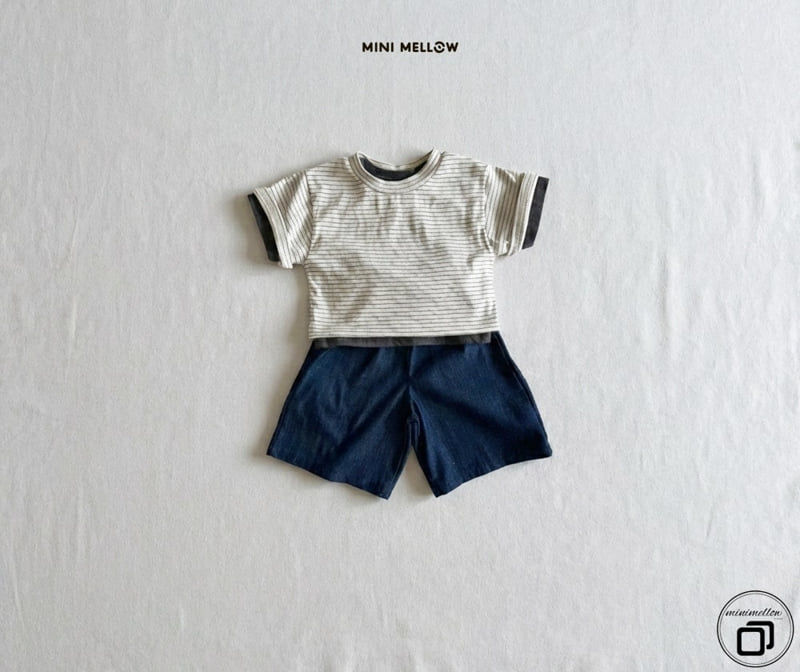 Mini Mellow - Korean Children Fashion - #littlefashionista - Non-Fade Wide Denim Pants - 4