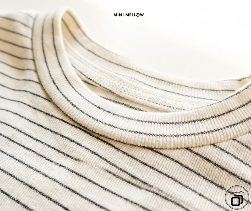 Mini Mellow - Korean Children Fashion - #minifashionista - Ribbed Stripe Short Sleeve Tee - 9
