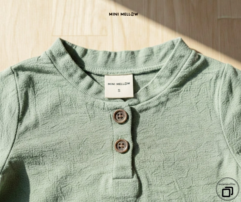 Mini Mellow - Korean Children Fashion - #minifashionista - Henley Neck Shirt - 6