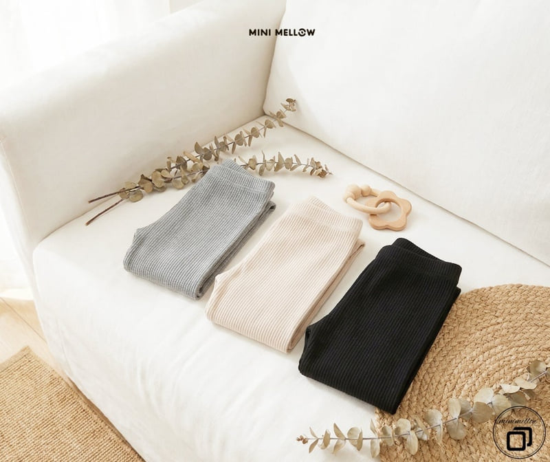Mini Mellow - Korean Children Fashion - #minifashionista - Mme Ribbed Leggings - 2