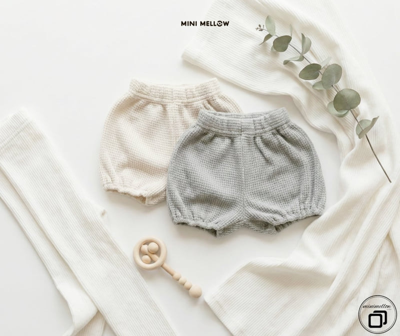 Mini Mellow - Korean Children Fashion - #minifashionista - Waffle Bloomer Shorts