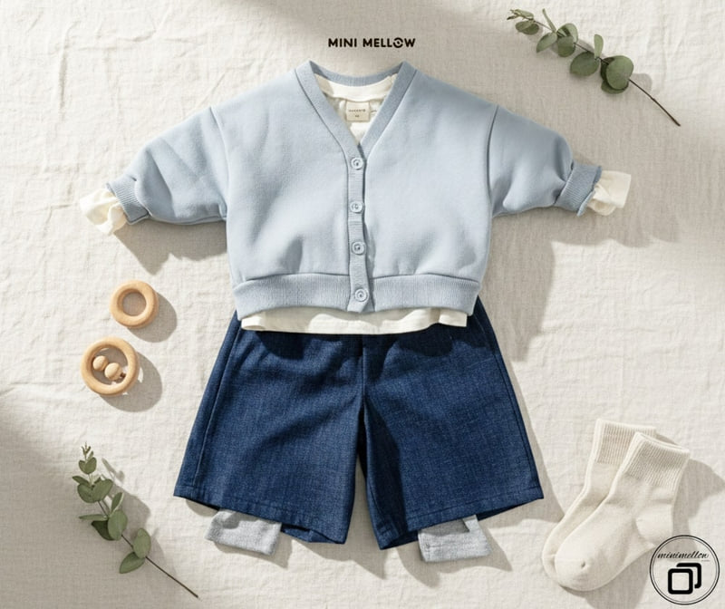 Mini Mellow - Korean Children Fashion - #prettylittlegirls - Non-Fade Wide Denim Pants - 6