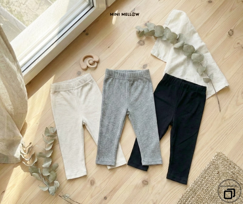 Mini Mellow - Korean Children Fashion - #prettylittlegirls - Mme Ribbed Leggings - 3
