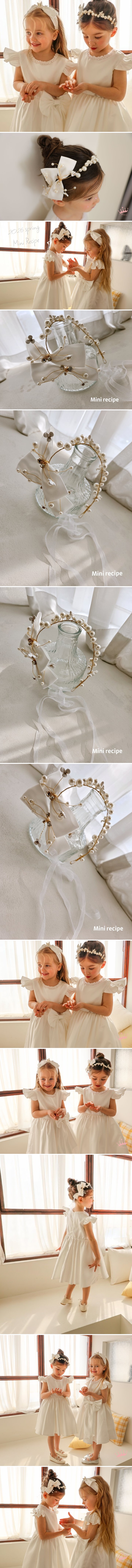 Mini Recipe - Korean Children Fashion - #kidsshorts - Double Ribbon Tiara - 2