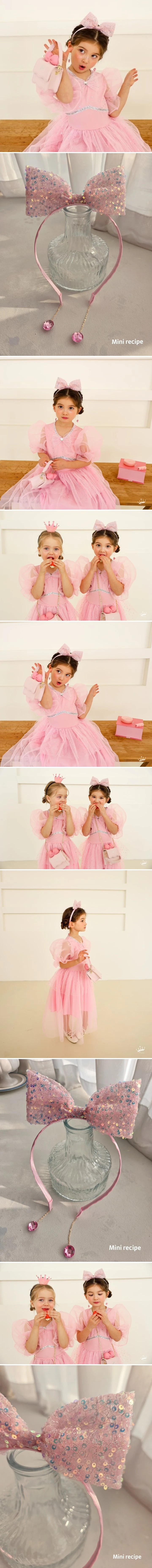 Mini Recipe - Korean Children Fashion - #kidsstore - Fairy Ribbon Earring Headband - 2