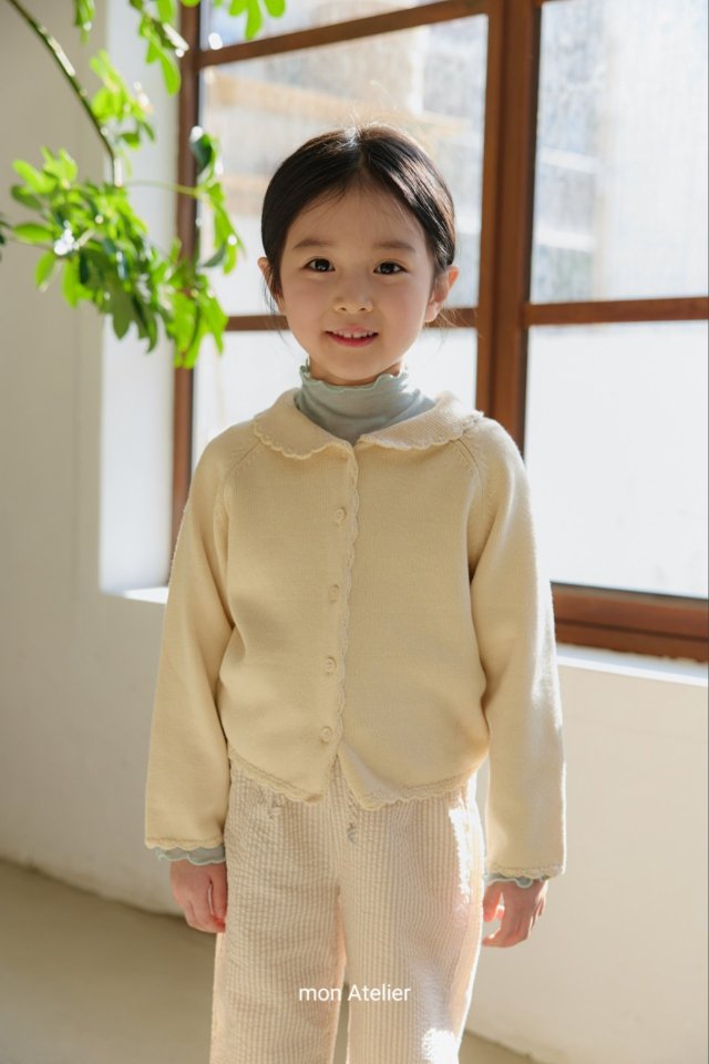 Mon Atelier - Korean Children Fashion - #Kfashion4kids - Loro Knit Cardigan - 10