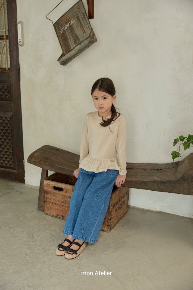 Mon Atelier - Korean Children Fashion - #childofig - Soft Frill Tee - 10
