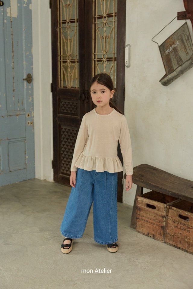 Mon Atelier - Korean Children Fashion - #childofig - Soft Frill Tee - 9