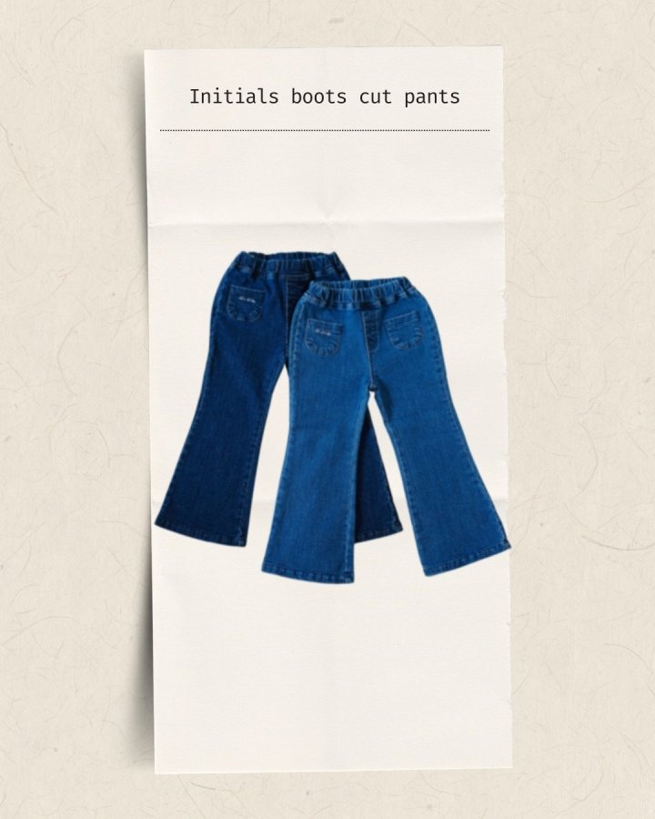 Initial Bootcut Pants by Mon Atelier for Child - view 2