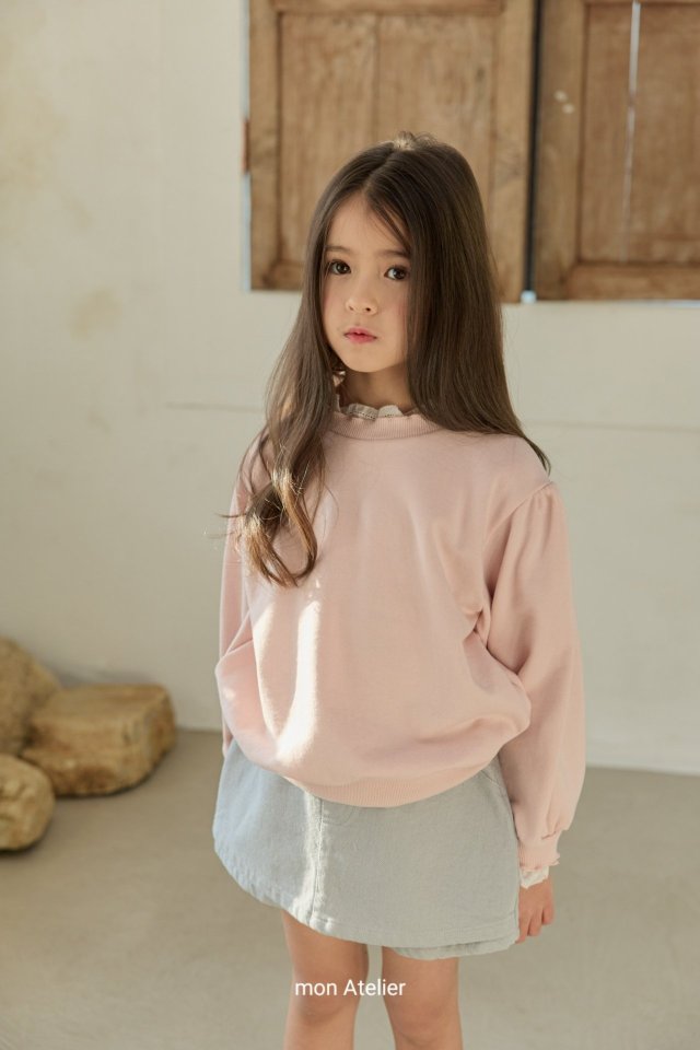 Mon Atelier - Korean Children Fashion - #childrensboutique - Frill Sweatshirt - 9