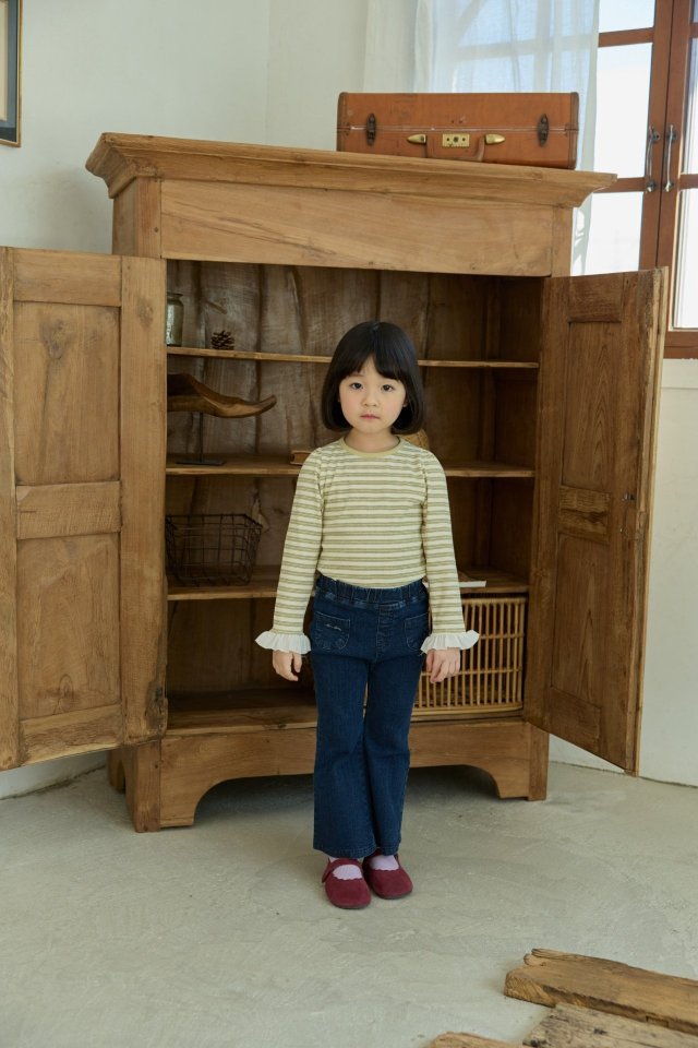 Initial Bootcut Pants by Mon Atelier for Child - view 3