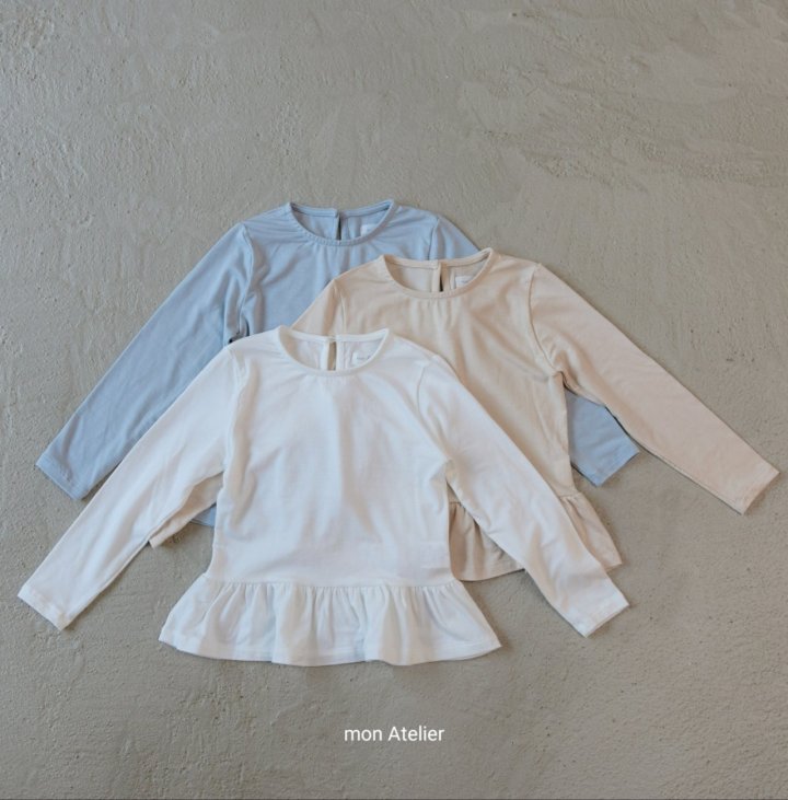 Mon Atelier - Korean Children Fashion - #designkidswear - Soft Frill Tee - 12