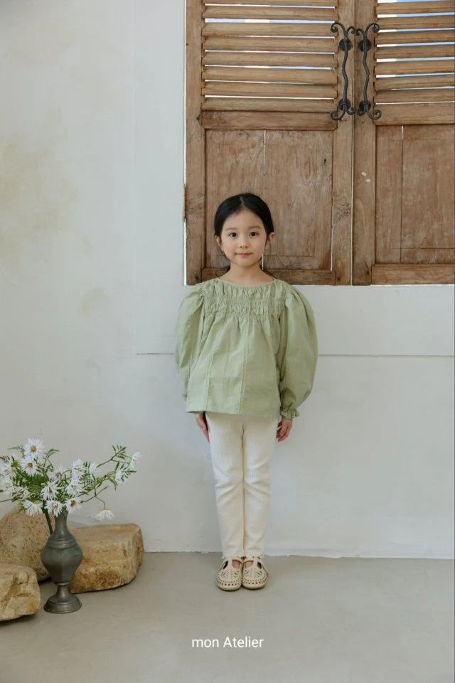 Mon Atelier - Korean Children Fashion - #designkidswear - Shirring Tunic Blouse - 7