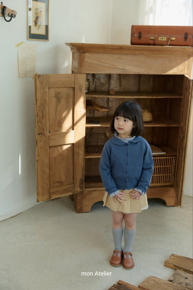 Mon Atelier - Korean Children Fashion - #childrensboutique - Loro Knit Cardigan - 4