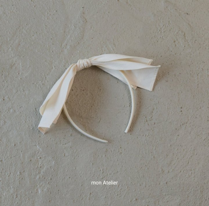 Mon Atelier - Korean Children Fashion - #discoveringself - Double Ribbon Headband - 2
