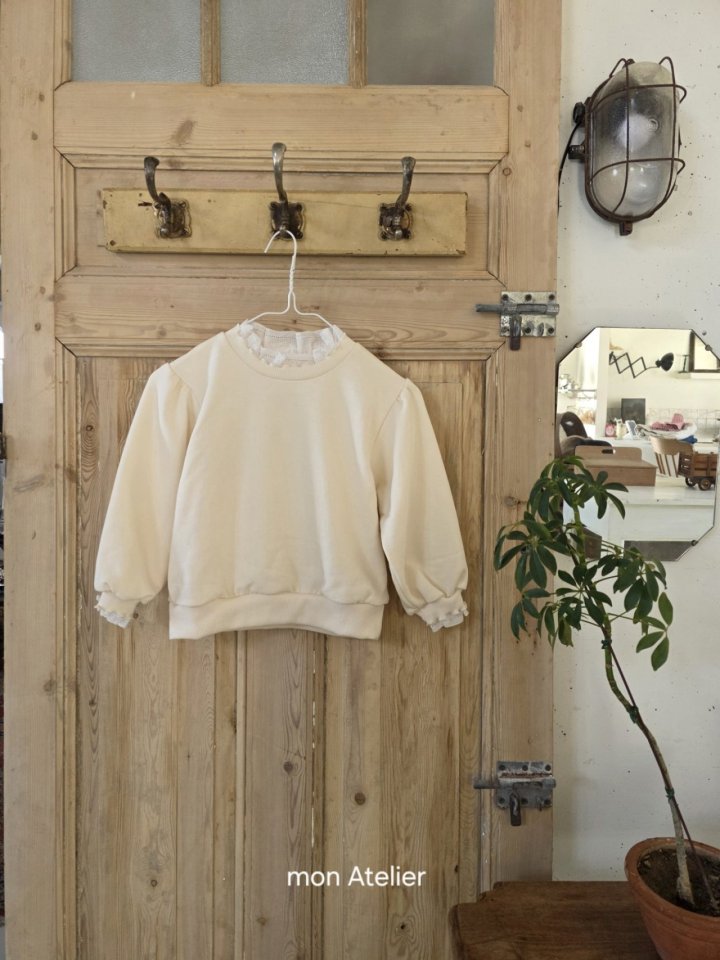 Mon Atelier - Korean Children Fashion - #discoveringself - Frill Sweatshirt - 11