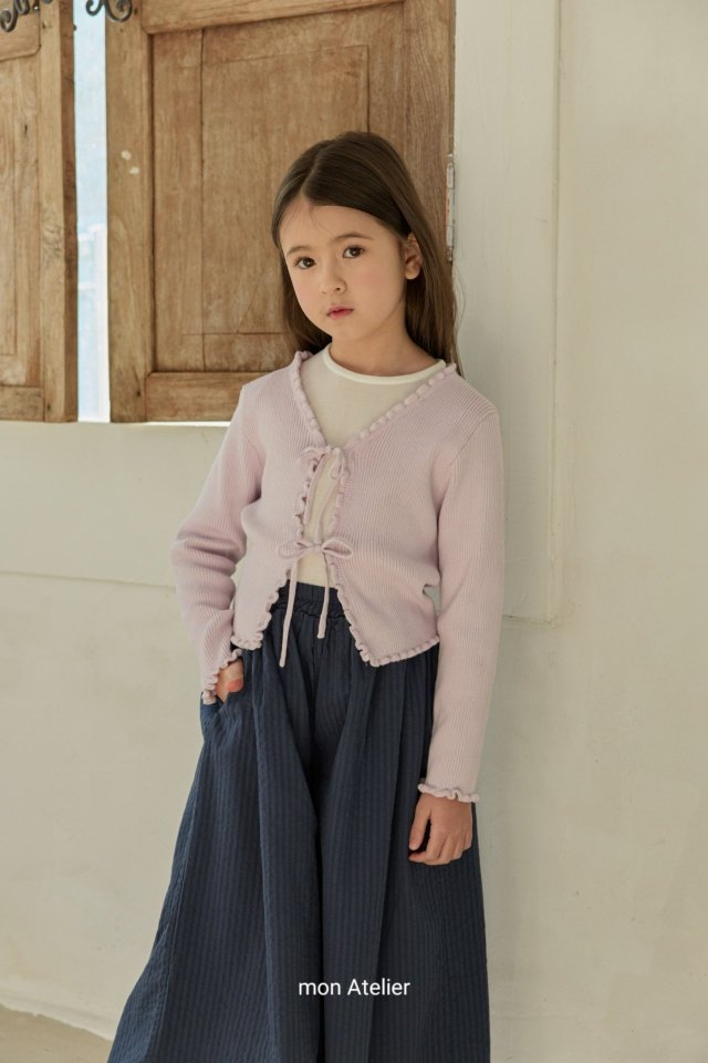 Mon Atelier - Korean Children Fashion - #discoveringself - Roem Frill Cardigan - 6
