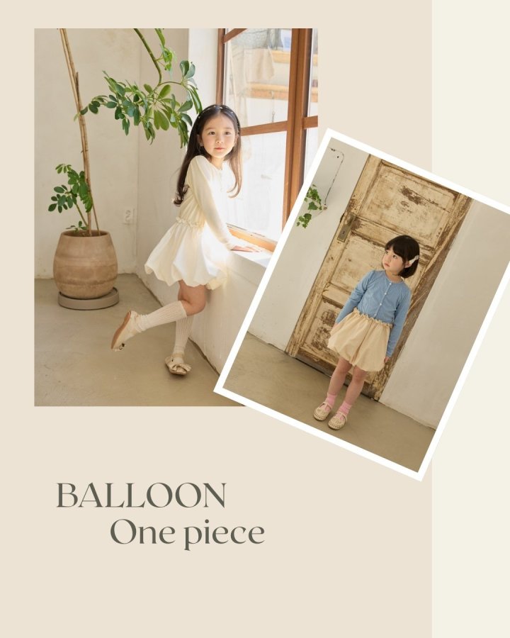 Mon Atelier - Korean Children Fashion - #discoveringself - Balloon Dress - 2