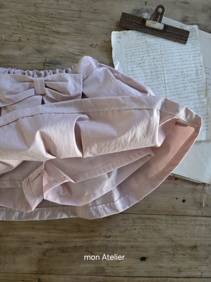 Mon Atelier - Korean Children Fashion - #fashionkids - Ribbon Skirt - 11