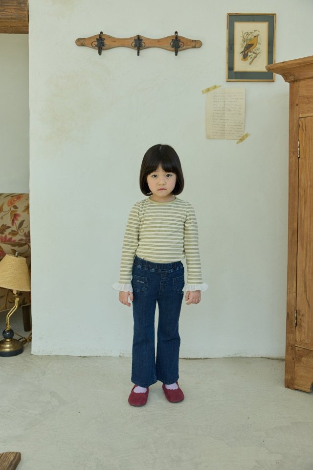Initial Bootcut Pants by Mon Atelier for Child - view 5