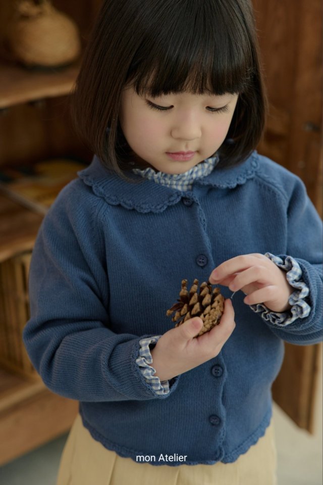 Mon Atelier - Korean Children Fashion - #fashionkids - Loro Knit Cardigan - 6