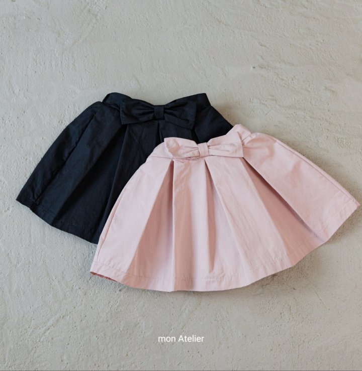 Mon Atelier - Korean Children Fashion - #kidsshorts - Ribbon Skirt - 12