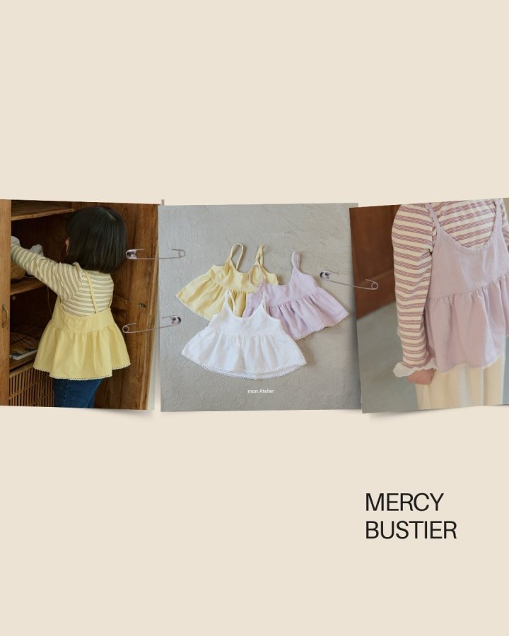 Mon Atelier - Korean Children Fashion - #kidsshorts - Merci Bustier - 2