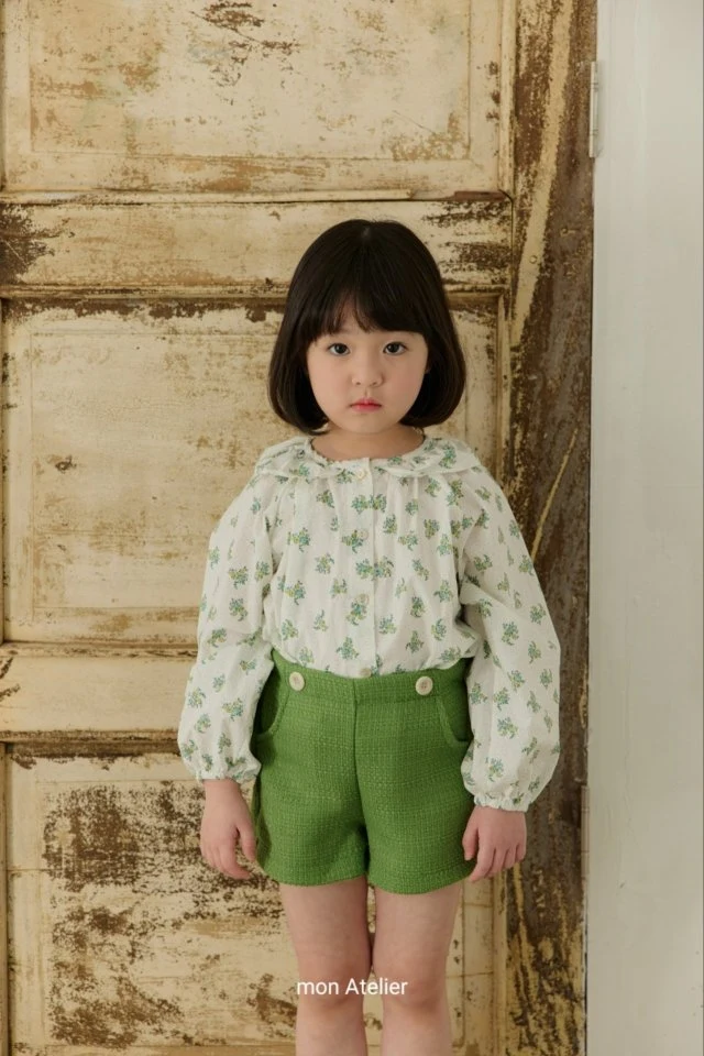 Mon Atelier - Korean Children Fashion - #kidsshorts - Blossom Blouse - 11