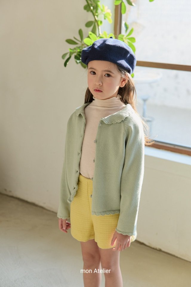 Mon Atelier - Korean Children Fashion - #kidsshorts - Loro Knit Cardigan - 7