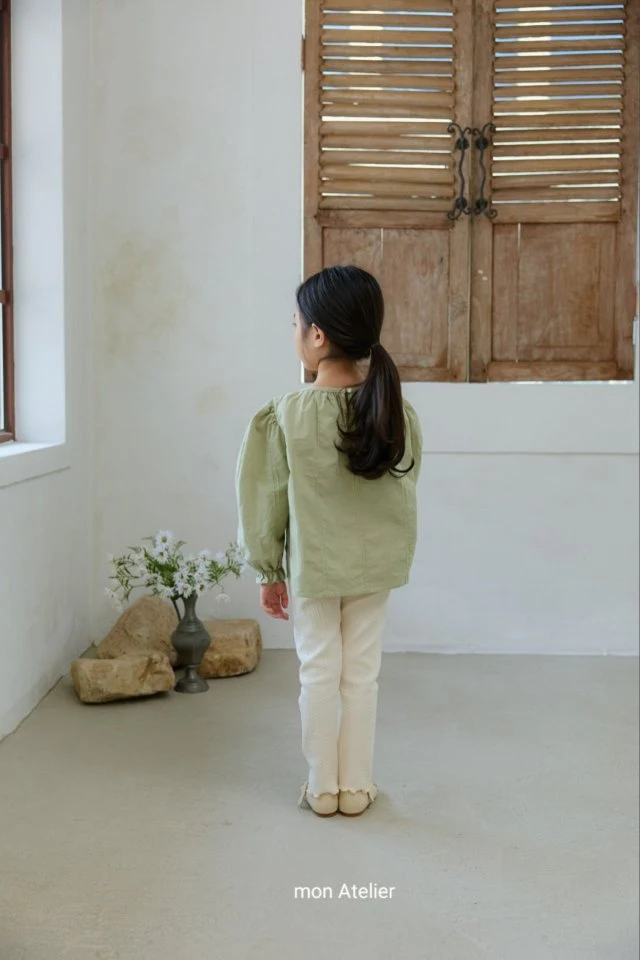 Mon Atelier - Korean Children Fashion - #kidsstore - Shirring Tunic Blouse - 11
