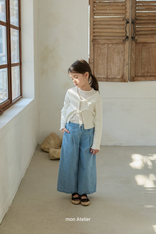 Mon Atelier - Korean Children Fashion - #kidsstore - Roem Frill Cardigan - 9