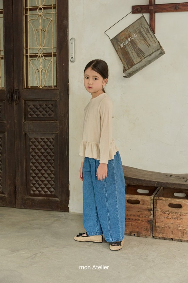 Bien Denim Pants by Mon Atelier for Child - view 11