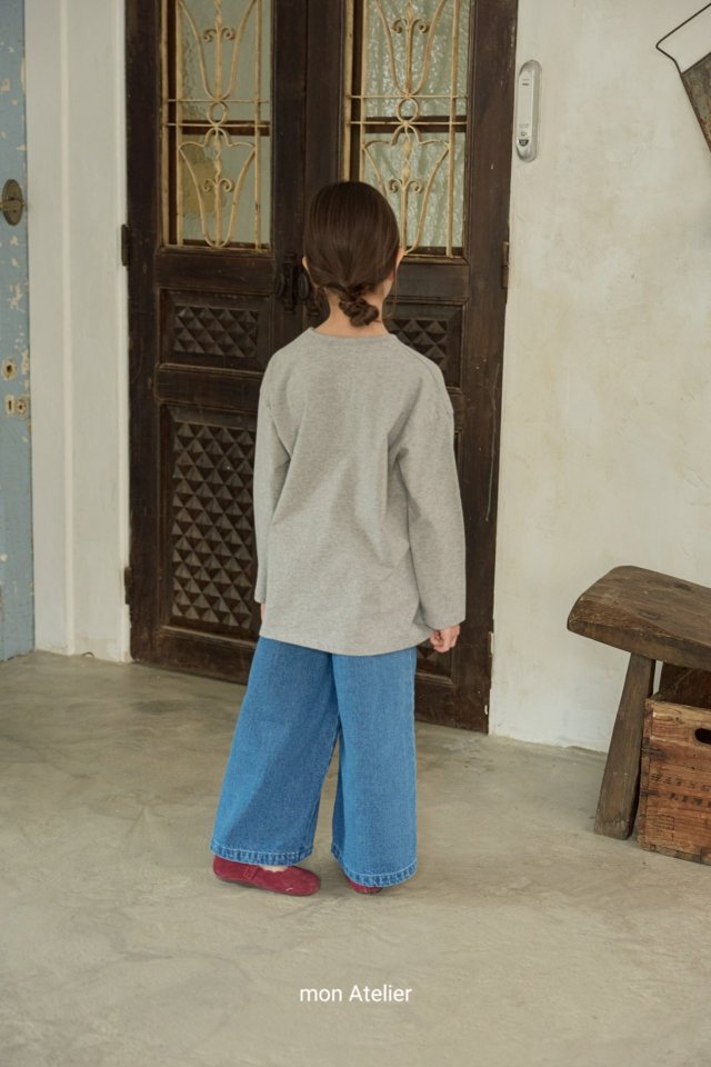 Mon Atelier - Korean Children Fashion - #littlefashionista - Solid Long Tee - 8