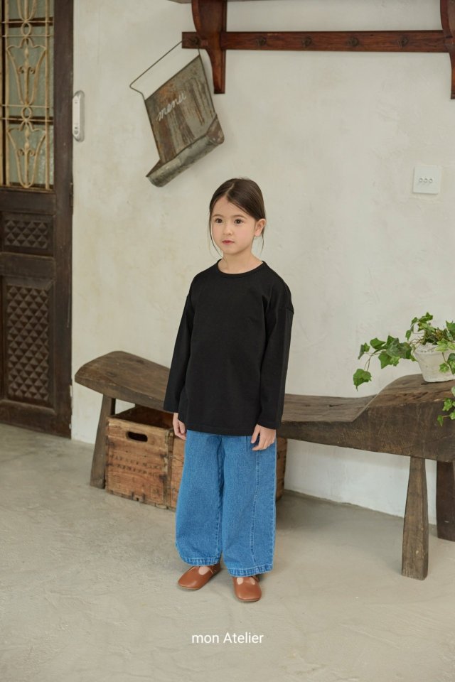Mon Atelier - Korean Children Fashion - #magicofchildhood - Solid Long Tee - 9