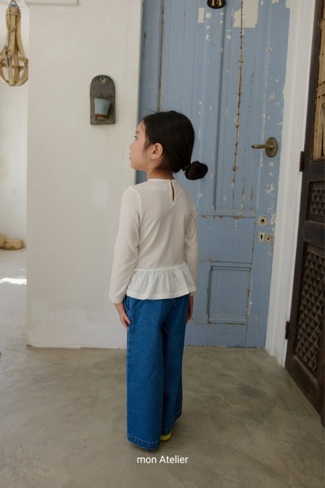 Mon Atelier - Korean Children Fashion - #magicofchildhood - Soft Frill Tee - 6