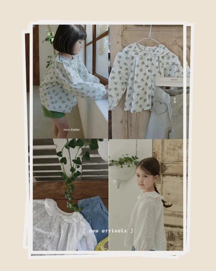 Mon Atelier - Korean Children Fashion - #magicofchildhood - Blossom Blouse - 2