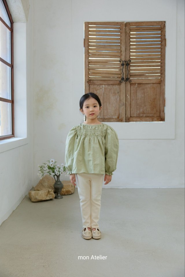 Mon Atelier - Korean Children Fashion - #todddlerfashion - Jacquard Leggings - 3