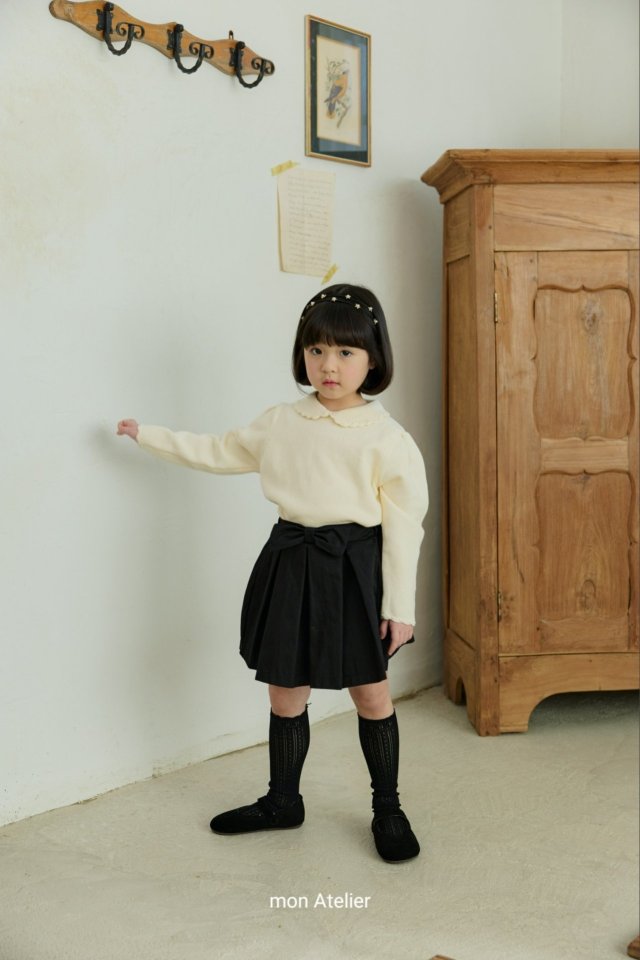 Mon Atelier - Korean Children Fashion - #toddlerclothing - Ribbon Skirt - 5