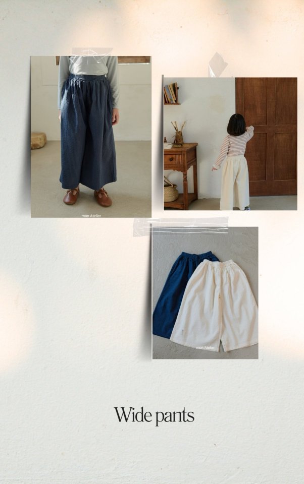 Wide Pants by Mon Atelier for Child - view 2