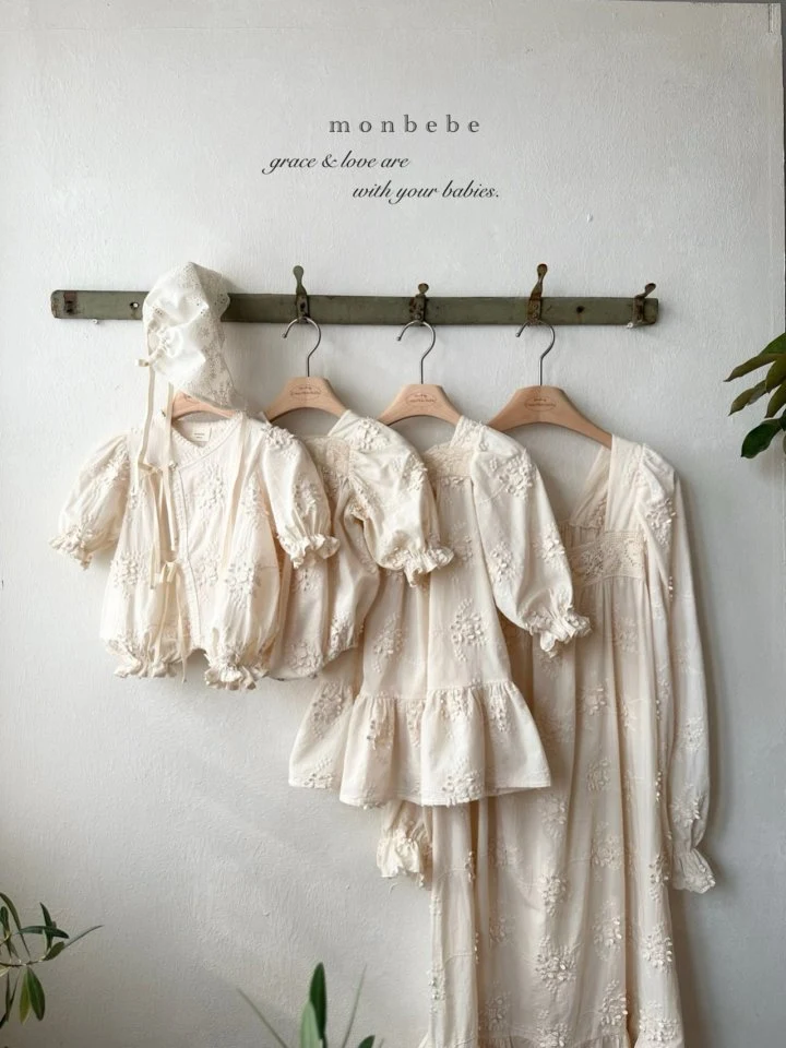 Monbebe - Korean Baby Fashion - #babyboutique - Flora Vintage Suit - 5